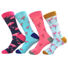 Printing flamingo animal socks men fashion products gift sets in stock